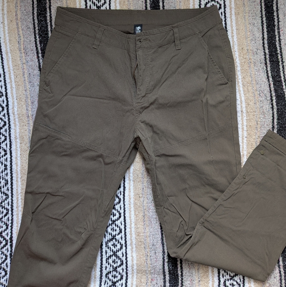 Mountain Hardwear Men's Gray-Brown Cargo Pants